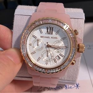Michael Kors Rose Quartz Acetate Watch